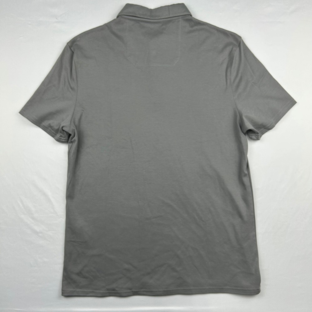 Vince Camuto Mens Gray Short Sleeve Cotton Polo Shirt Size Medium NWT - Picture 6 of 9